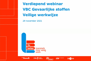 Webinar Veilige werkwijze