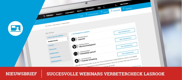 Succesvol webinar Verbetercheck Lasrook